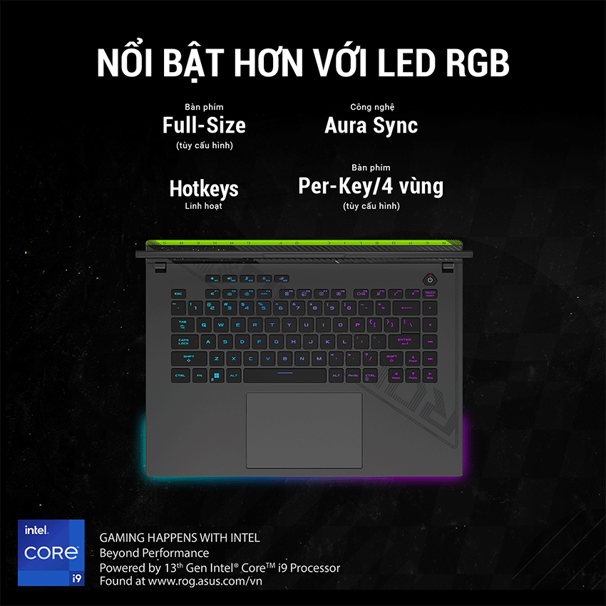 Nổi bật với hệ thống đèn LED RGB