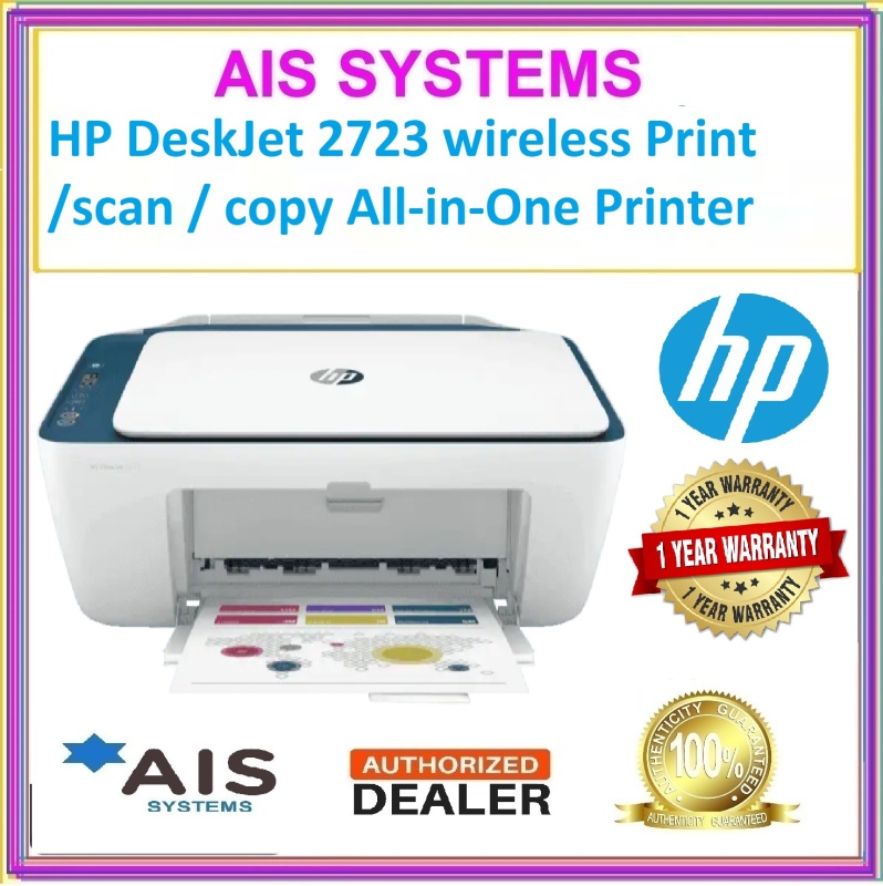 HP DeskJet 2723 wireless Print /scan / copy All-in-One Printer Singapore