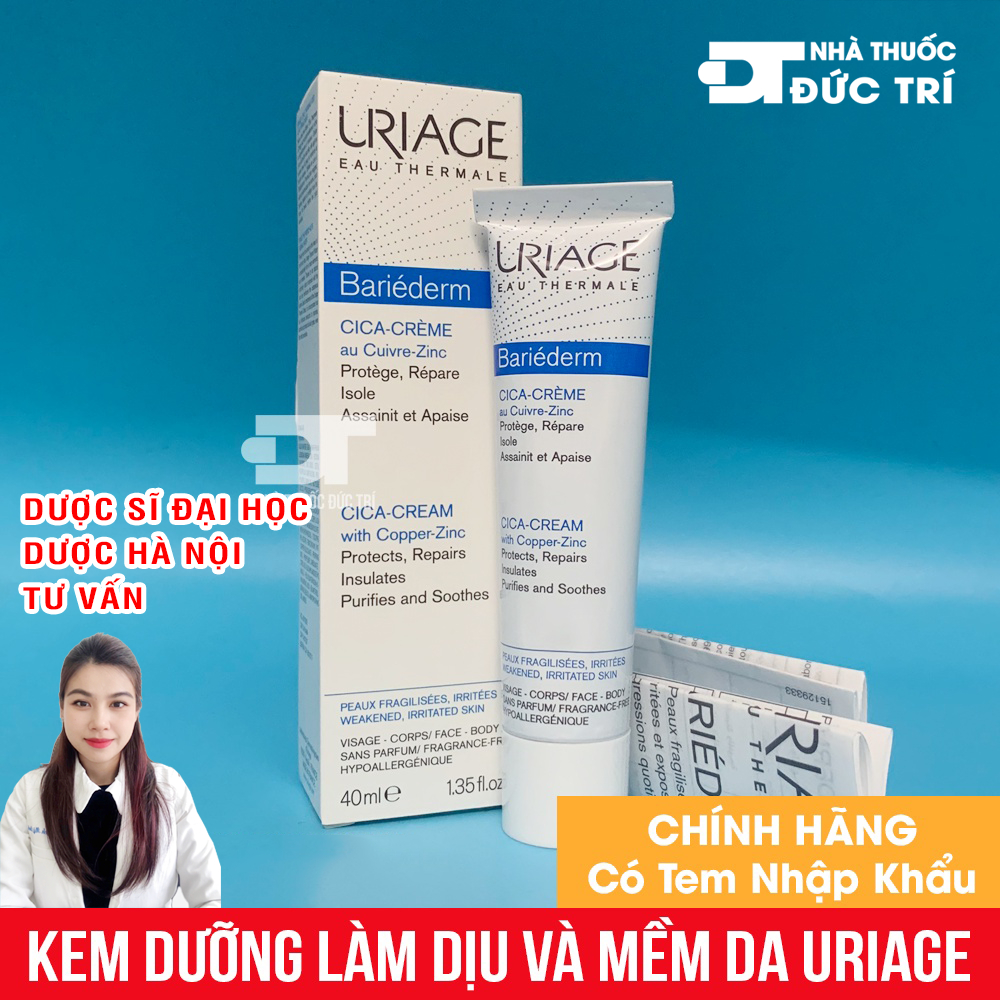 Kem dưỡng làm dịu và hồi phục da URIAGE BARIEDERM CICA-CREAM