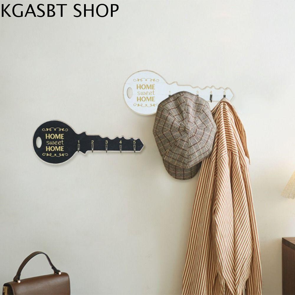 KGASBT Gắn tường Khung gỗ chìa khóa Sáng Tạo Hiện đại Giá treo đựng đồ Túi đựng đồ Mô phỏng Móc treo tường Lối vào