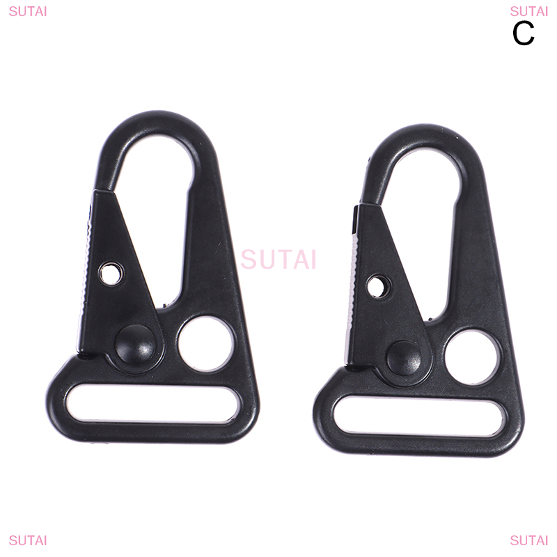💖【Lowest price】SUTAI 2 cái móc thay thế Hợp kim nhôm EAGLE Miệng Carabiner khóa