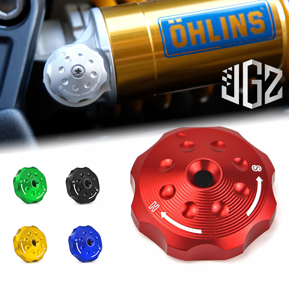 Universal Ohlins Shock Absorber Knob CNC Rebound Nut Shock Fork Adjustment Knob