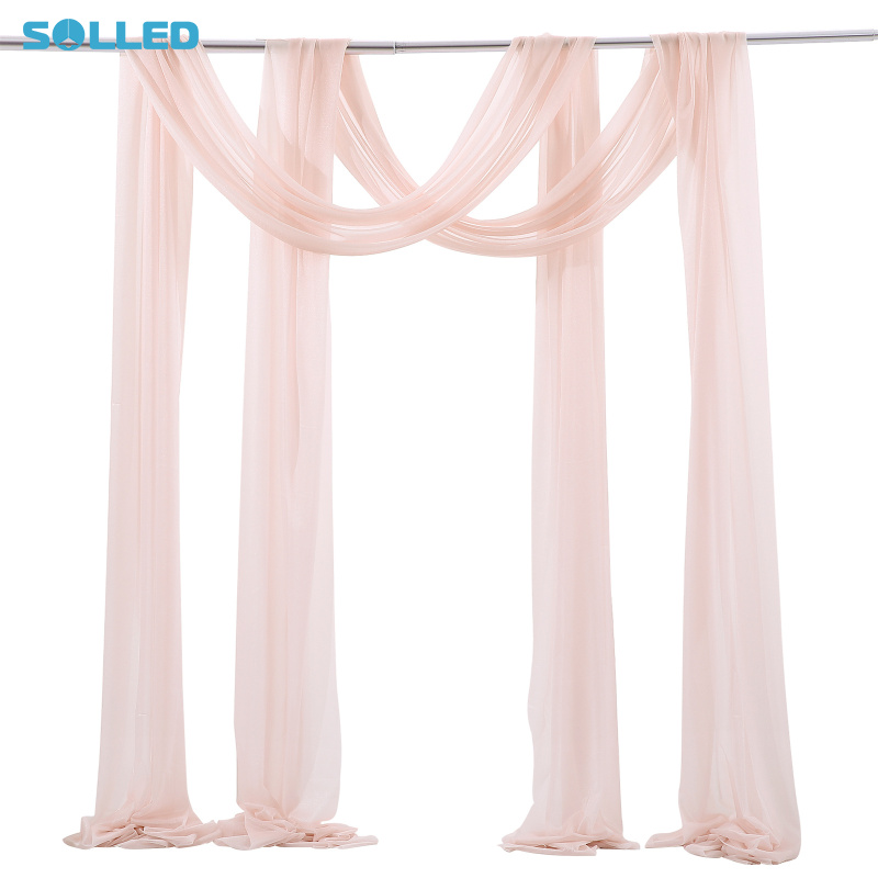 Wedding Arch Draping Fabric 2 Panels Party Supplies Photography Props For Wedding Ceremony Reception Swag Decorations ราคา 413 บาท*ส่งฟรี