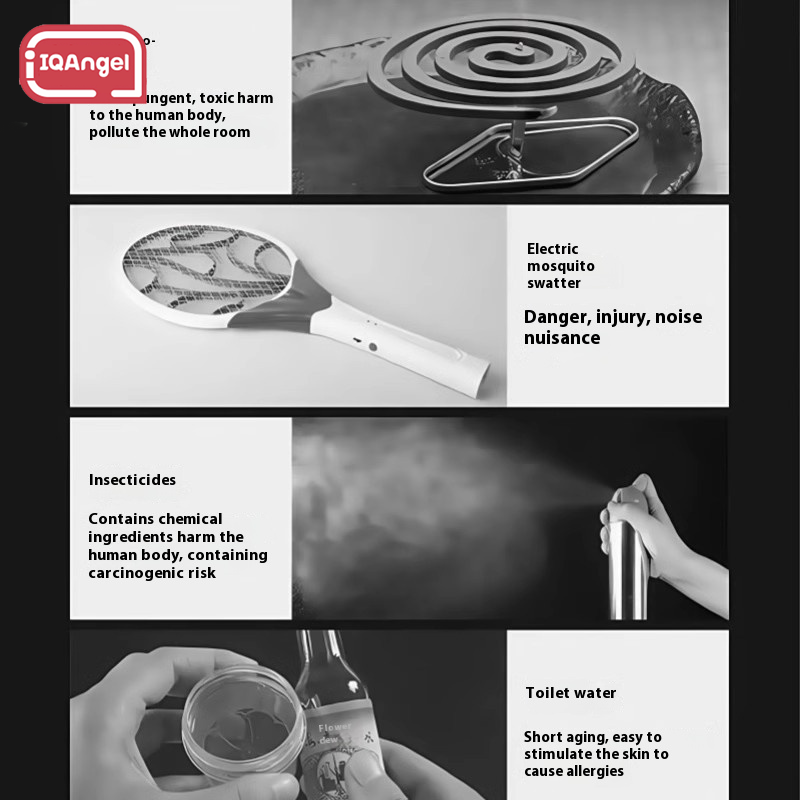 IQANGEL Indoor Mosquito Killer Lamp with UV Light and Electric Shock for Home and Restaurant - ยี่ห้อ IQANGEL ราคา 55 บาท*ส่งฟรี