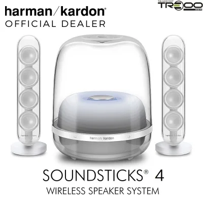 Harman Kardon SoundSticks 4 Wireless Bluetooth 2.1 Desktop Speaker System