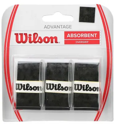 Wilson Advantage Absorbent Overgrip (Tennis, Badminton, Squash)