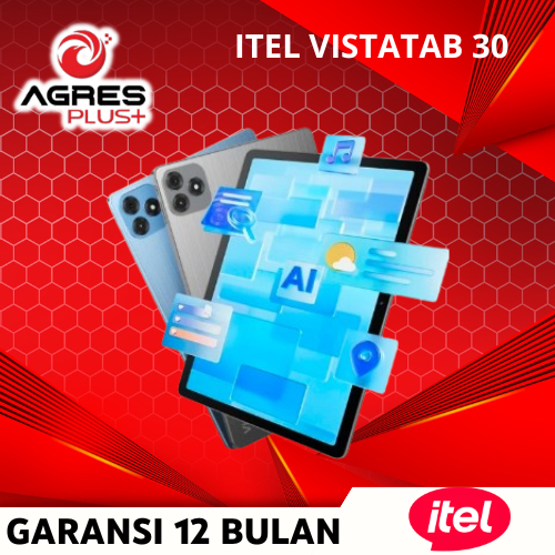 ITEL VistaTab 30 Tablet- 12GB(4+8)/128GB - 11" FHD+ IPS Display Screen - 7000mAh - Dual Speakers- AI Assistant with Learning Center - Free Keyboard Bluetooth Harga  1,949,000 Ringgit*Penghantaran Percuma
