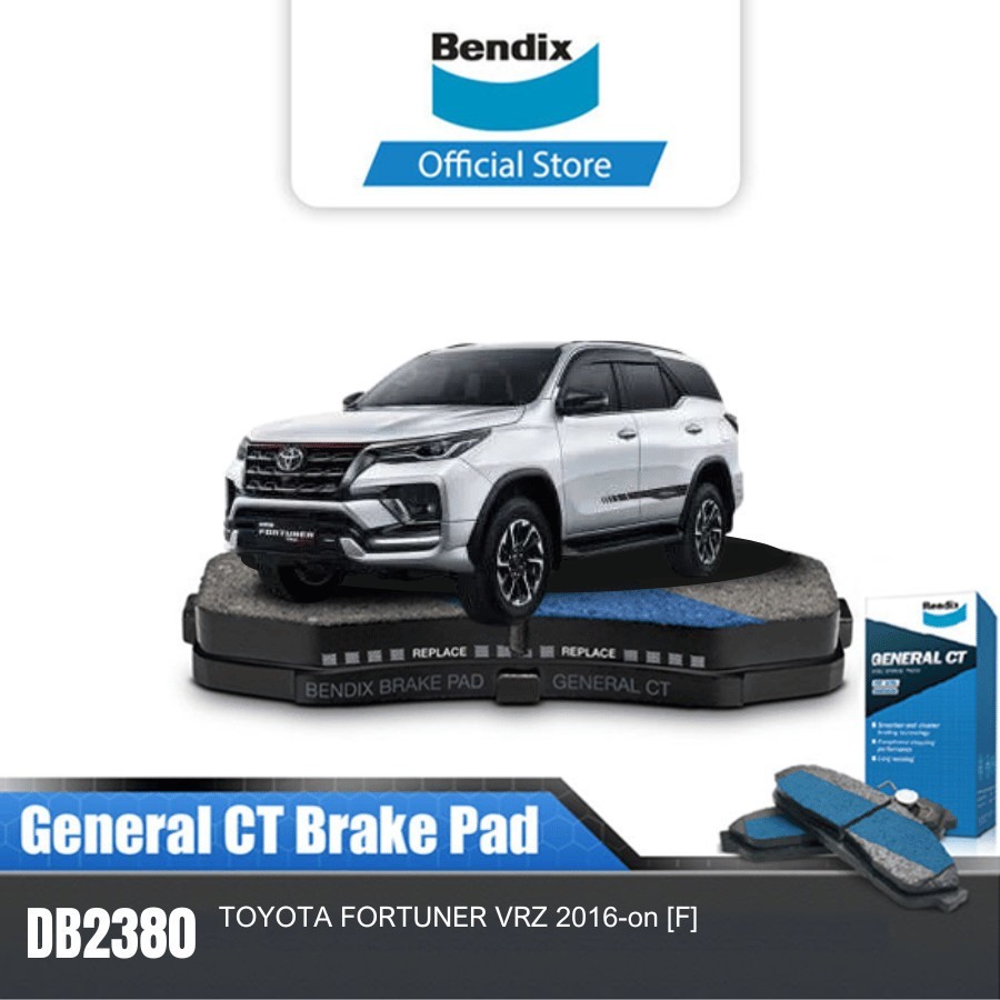 Bendix Kampas Rem Depan Mobil Toyota Fortuner VRZ 2016 On - DB2380GCT Harga 639,400 Ringgit*Penghantaran Percuma