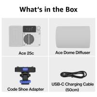 ส่งด่วน 4 ชม. | Amaran Ace 25C ไฟ LED RGB พกพา 2300–10000K แบต 4500mAh ชาร์จไว PD