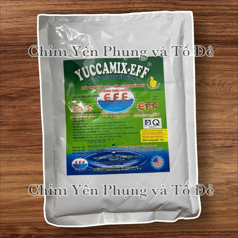 YUCCAMIX EFF Thế Hệ Mới – Xử Lý Đáy Ao, Làm Sạch Nền & Cải Thiện Màu Nước