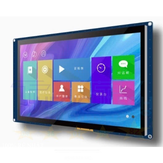 TH Màn Hình Cảm ứng Nối Tiếp 4.3 7 10.1 Inch Dòng TJC X3 X5 LCD Thông Minh HMI TJC8048X570_011C hỗ trợ âm thanh - Điện dung C - 10.1 inch có vỏ