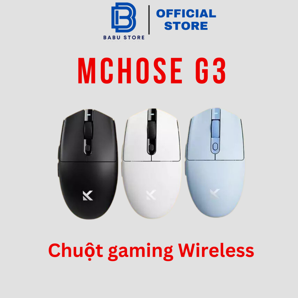 [HÀNG SẴN] Chuột Gaming không dây Mchose G3 PAW3311