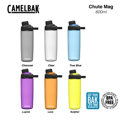 Camelbak Chute Mag 600ml Plastic Water Bottle with Tritan Renew