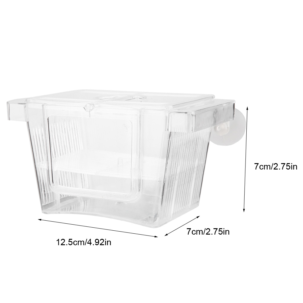 Image showcasing Hidom Aquarium Fish Breeding Box Live Bearer Fry Tank, 40% OFF