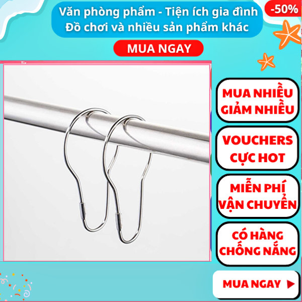 Móc treo đan năng gia dụng siêu tiện lợi ✓ 50 móc treo tiện lợi cho gia đình ✓ Combo 50 móc treo hàng hóa kim loại tiện dụng giá rẻ ✓ Móc treo quần áo ✓ Móc treo đồ ✓ Gift Love