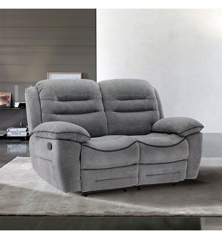 SB Design Square SB FURNITURE เก้าอี้พักผ่อน 2 ที่นั่ง รุ่น Unapo สีเทา (162x92x102 ซม.) ราคา 19,600 บาท*ส่งฟรี