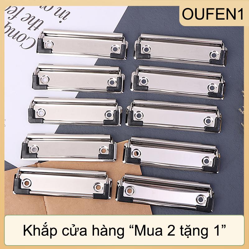 [COD] OUFEN1 10pcs clipboard Clips mountable kim loại Clip mùa xuân-nạp tập tin thư mục kẹp văn phòng hardboard Clips văn phòng phẩm cho các trường học