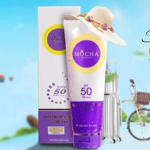 Kem chống nắng mocha 120ml - chống nắng kèm dưỡng trắng da