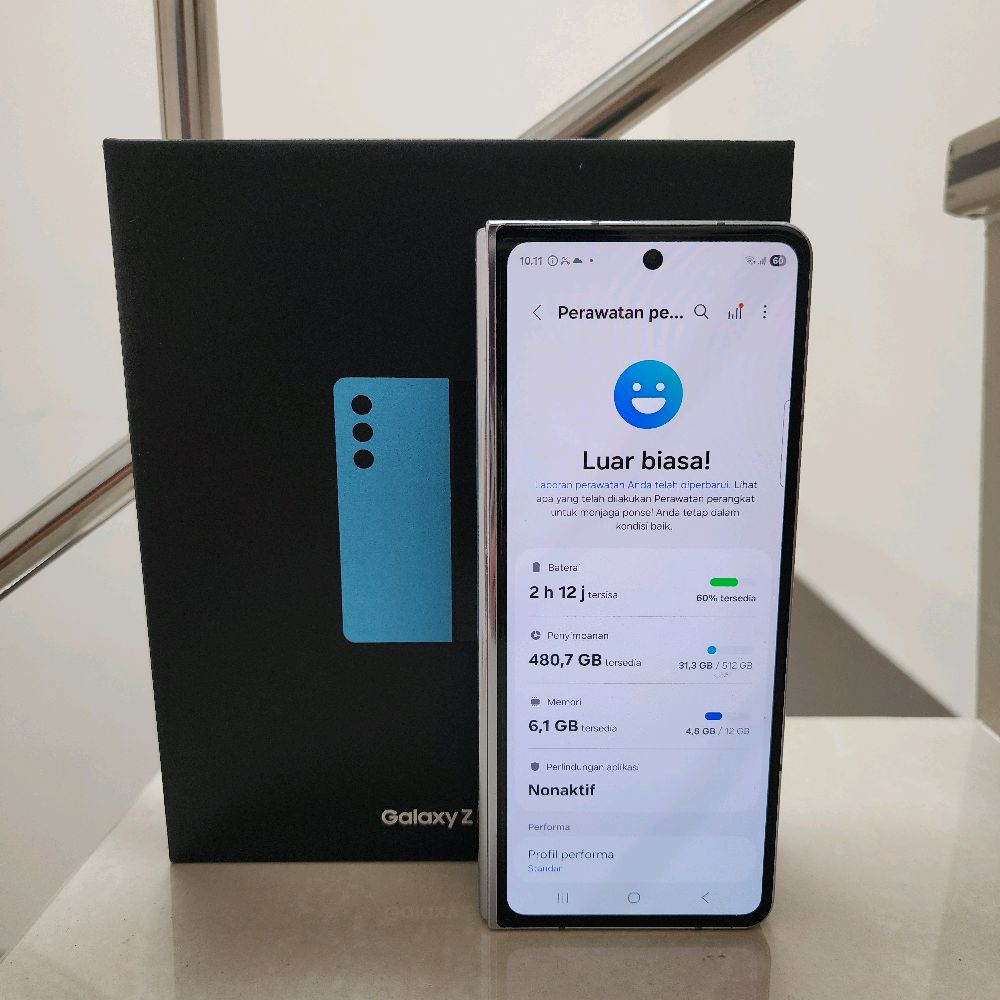 Samsung Galaxy Z Fold 5 Ram 12GB/Rom 512GB Blue Harga 5,500,000 rupiah*Gratis Ongkir