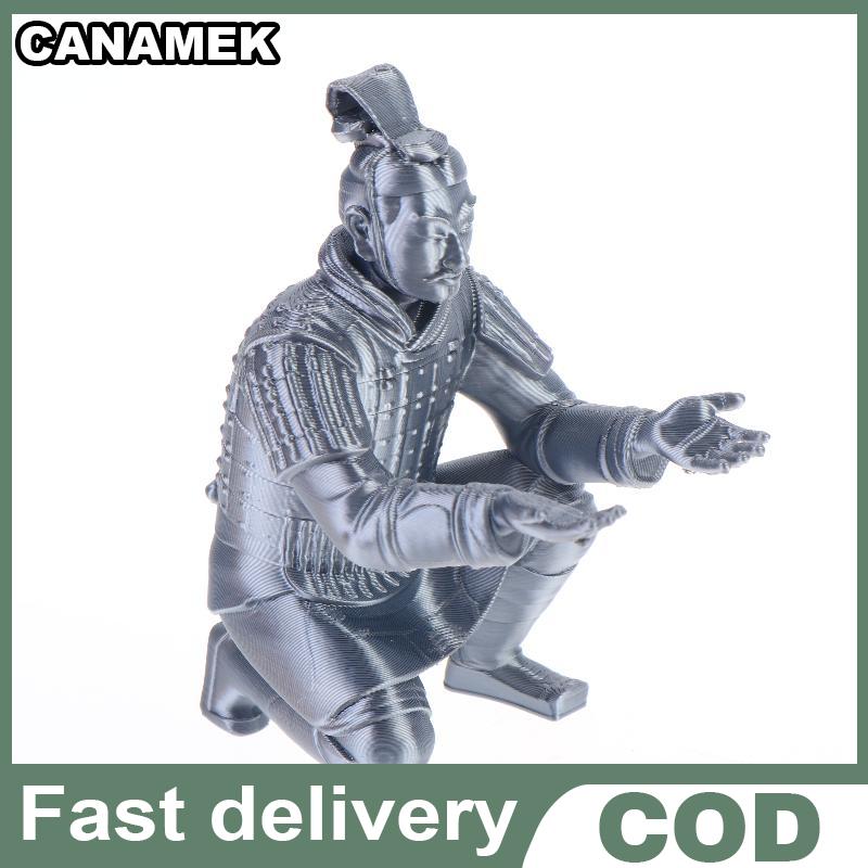 CANAMEK Sáng Tạo Đất Nung Chiến Binh Chủ Bút 3D In Ấn Bút Chì Lưu Trữ Giá Nhựa Máy Tính Để Bàn Tổ Chức Trang Trí Bàn Quà Tặng