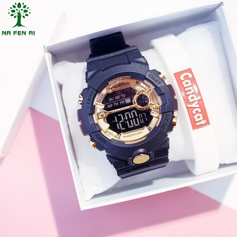 NA FEN AI Fashionable Digital Sport Watch with Night Light and Waterproof Design for Students and Teens ราคา 38 บาท*ส่งฟรี