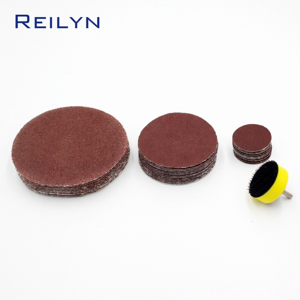 Bộ 50 Giấy Nhám 25mm 1inch 2inch 3inch 50mm 75mm Dùng Đánh Bóng Tiện Dụng