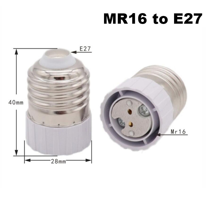 QKKQLA 2x E27 GU10 G9 E12 B22 MR16 to E27 E40 E14 LED light Bulb Holder Converter AC base power Socket Adapter lampholder For Corn lamp
