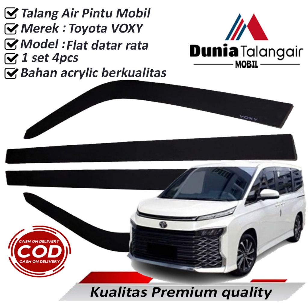 talang air mobil Toyota VOXY THN 2022-2027 Premium Quality Harga 350,000 rupiah*Gratis Ongkir