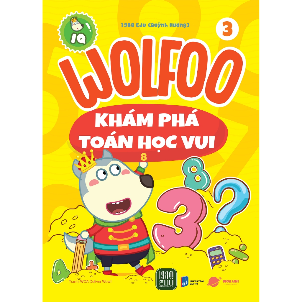 Sách - wolfoo khám phá toán học vui 3