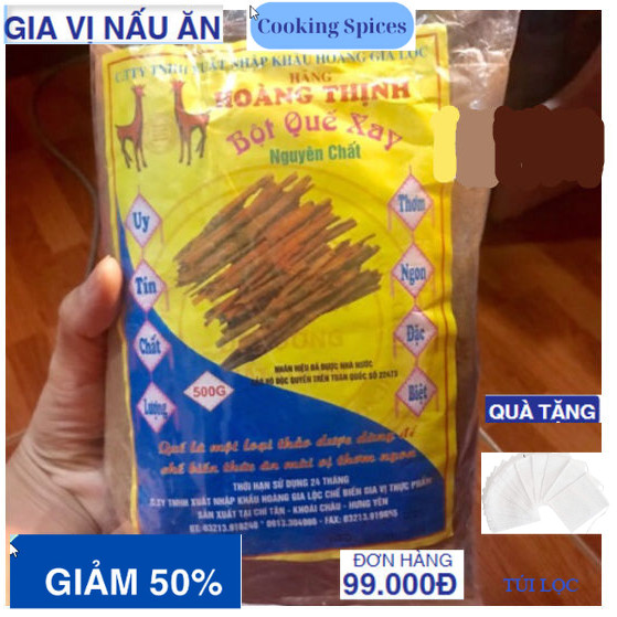 Bột quế Hoàng Thịnh gói 500gr