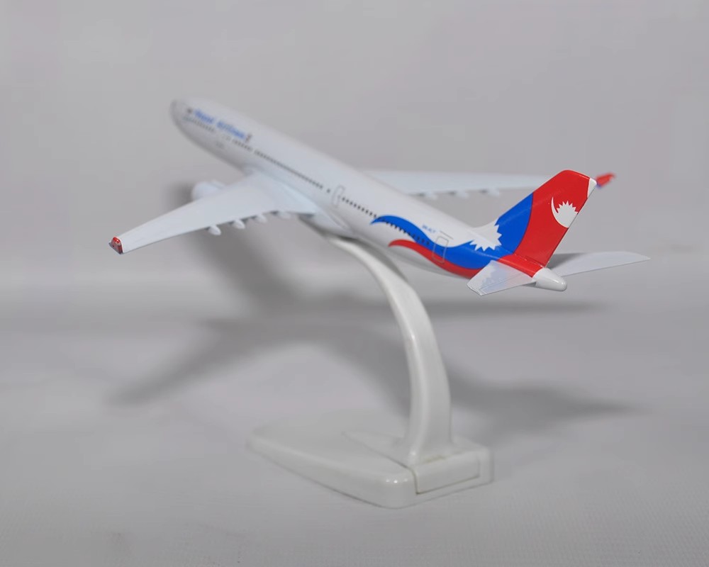 Free shipping Plane Model AIR Nepal Airlines Airbus 330 A330 Airplane Toy 20cm Alloy Metal Airways S