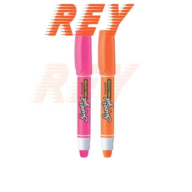 Bút Super Gel Highlighter - bút dạ quang vặn xoay Monami, sản phẩm chất lượng cao