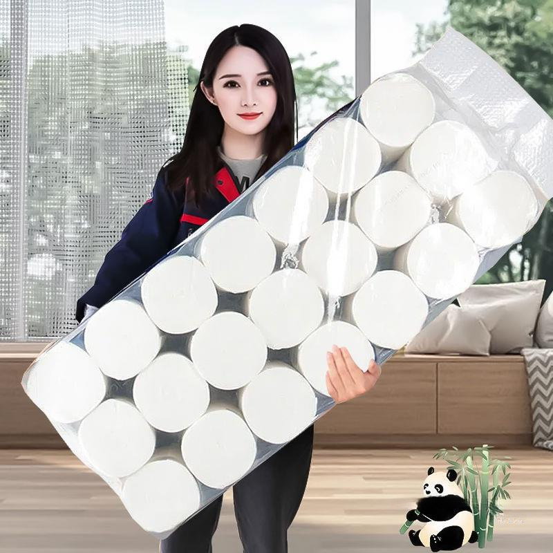 【 Cuộn dày 10 pound 】 cuộn giấy vệ sinh lớn, khăn giấy gia dụng, giấy vệ sinh, giấy vệ sinh 1.3zsq