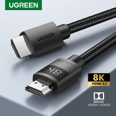 UGREEN 8K 60Hz HDMI 2.1 48Gbps Male to Male Cable Suitable for TV Computer PS4 PS5