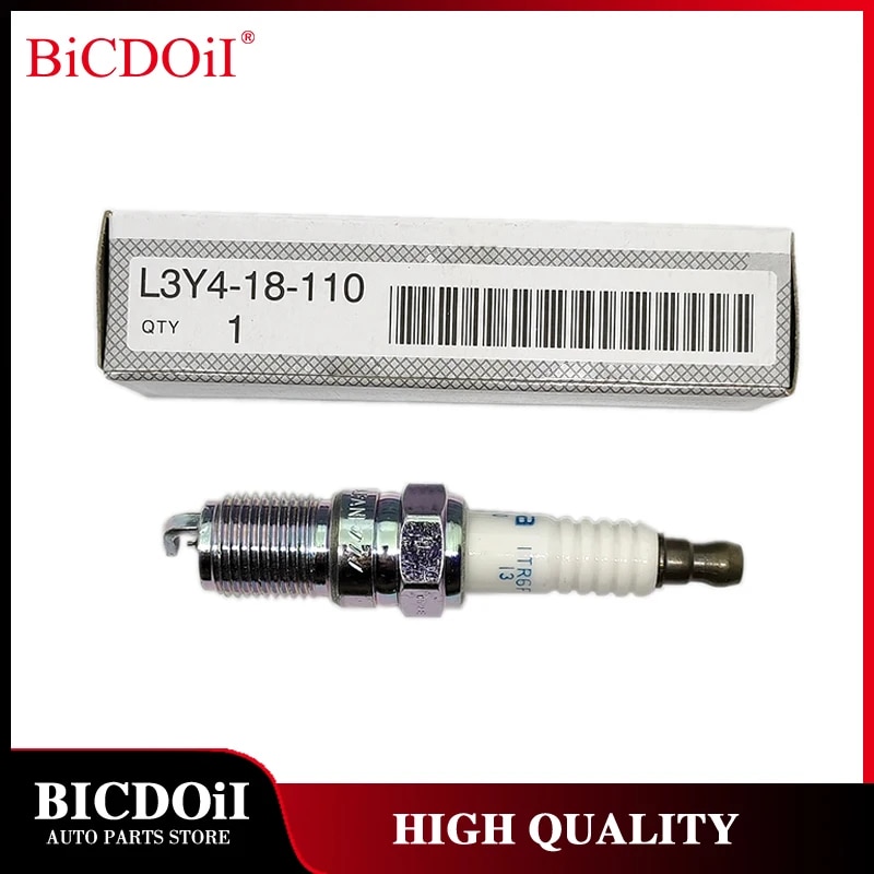 【Limited Stock Available】 4pcs L3y4-18-110 Itr6f13 4477 Iridium Spark Plug For Mazda 3 6 Atenza For Ford Focus Escape Jaguar Fiesta Mondeo Volvo S40 V40
