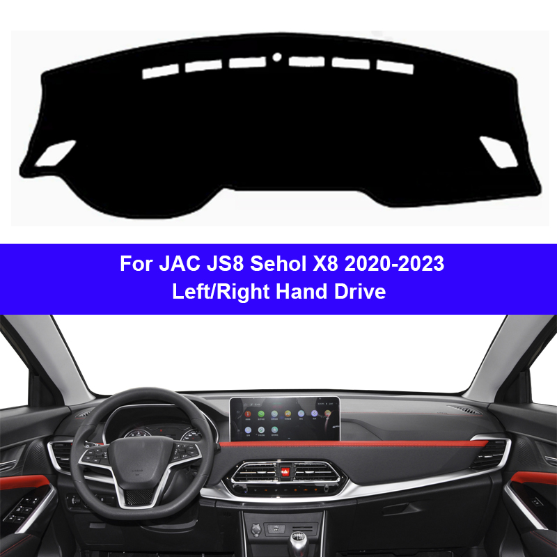 【Flash sale】 Car Dashboard Cover Dash Mat Carpet Cape For Jac Js8 Sehol X8 2020 2021 2022 2023 Anti-