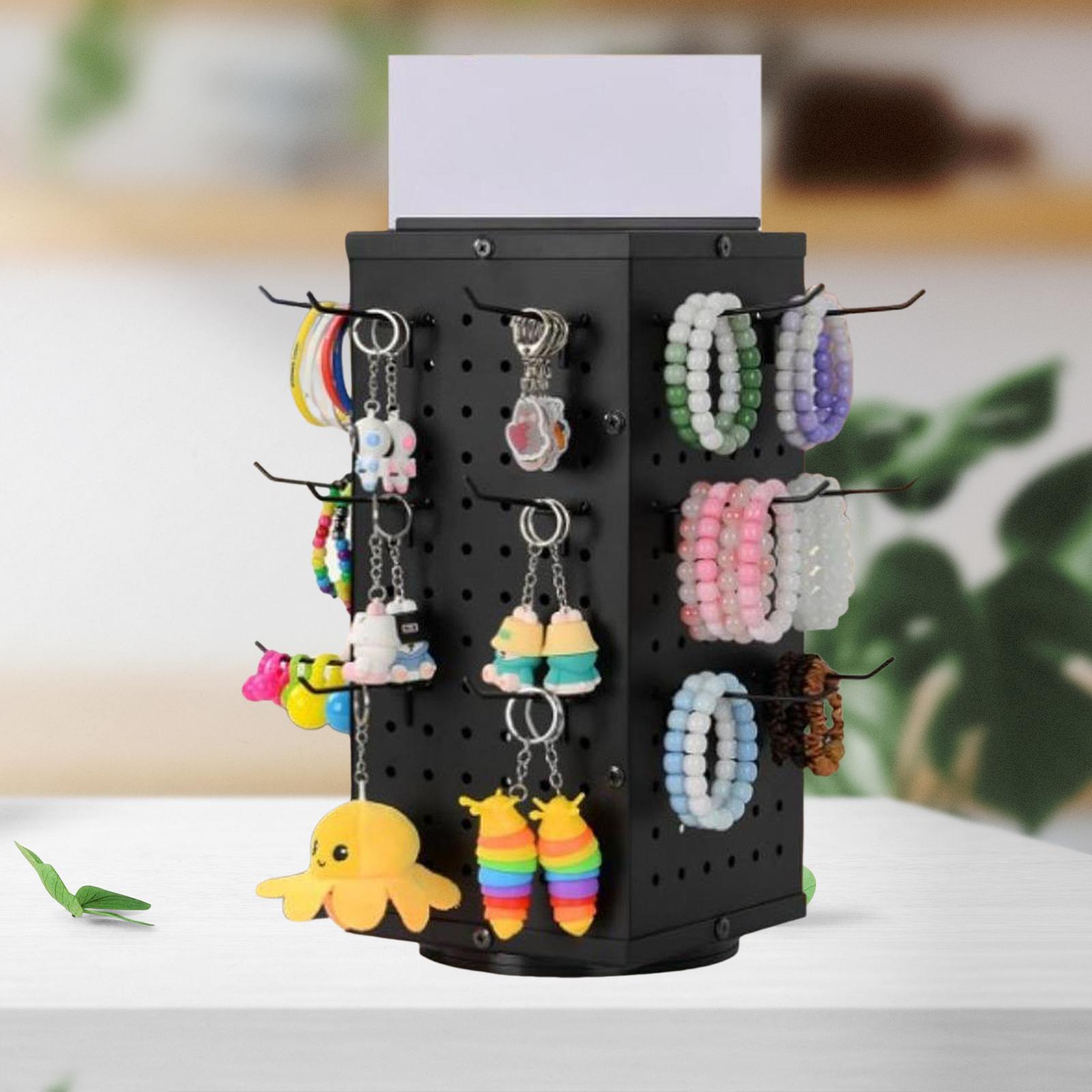 Baoblaze Metal Rotating Pegboard Display Stand Bracelet Holder with 24 Hooks ราคา 2,930 บาท*ส่งฟรี