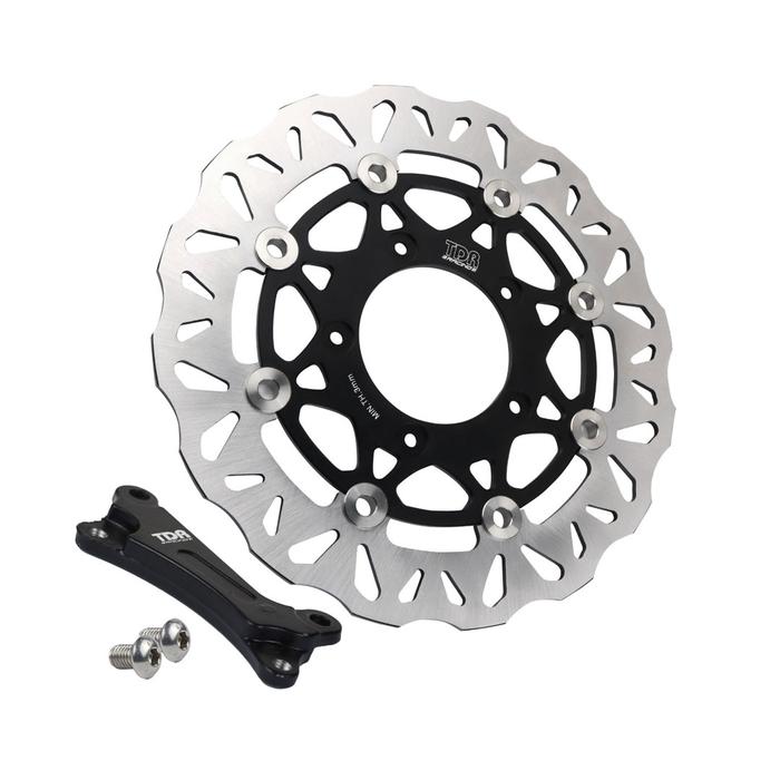 TDR RACING DISC ROTOR FLOATING FRONT 260 MM NEW VARIO 150 + BRACKET - tuku storee Harga 1,700,000 rupiah*Gratis Ongkir