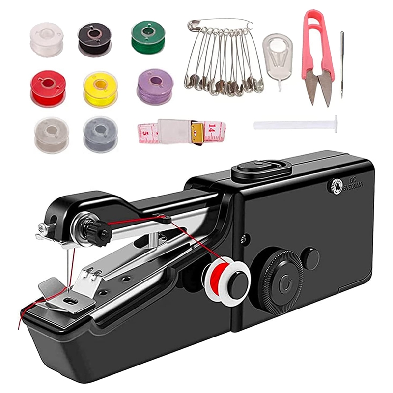 1 Piece Handheld Sewing Machine Mini Handheld Sewing Machine Portable