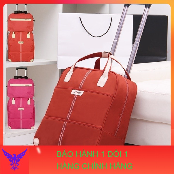 Vali du lịch tay kéo xxclw size lớn 20inch 39x21,5x45cm +túi kèm
