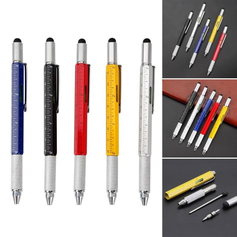 6 Trong 1 Đa Chức Năng Bút Bi 6 Trong 1 Multitool Bút Tiện Ích Cho sinh nhật nam Hiện Nay Vớ giáng sinh Chất độn