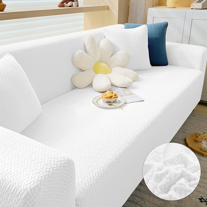 Bọc ghế sofa góc hình chữ L 1 2 3 4 chỗ bọc ghế sofa ghế sofa Chất liệu Jacquard đàn hồi dày cho phòng khách 12 màu sắc có sẵn