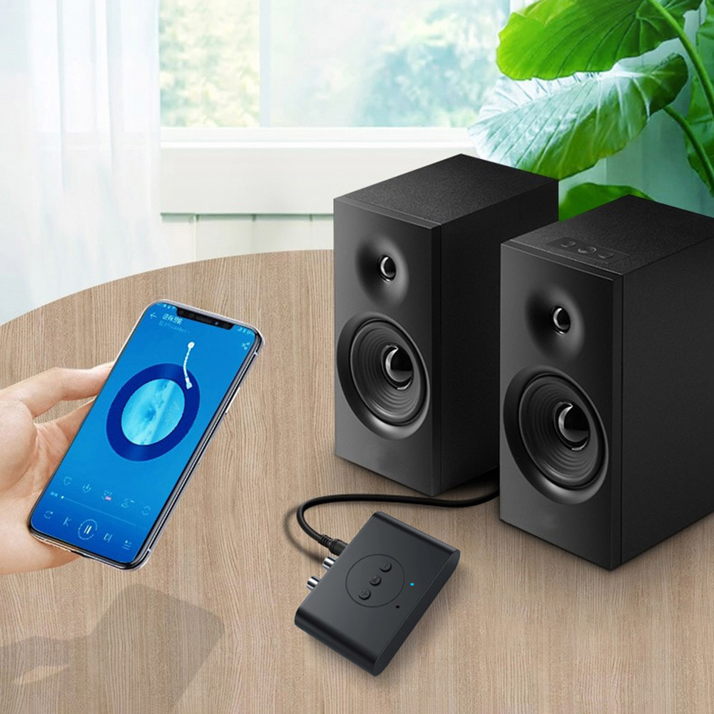 lijianbo3 Stereo Music Wireless Adapter Support USB Flash Drive Playback NFC Bluetooth-Compatible5.2 Speaker Amplifier for Car Bluetooth Network Adapters