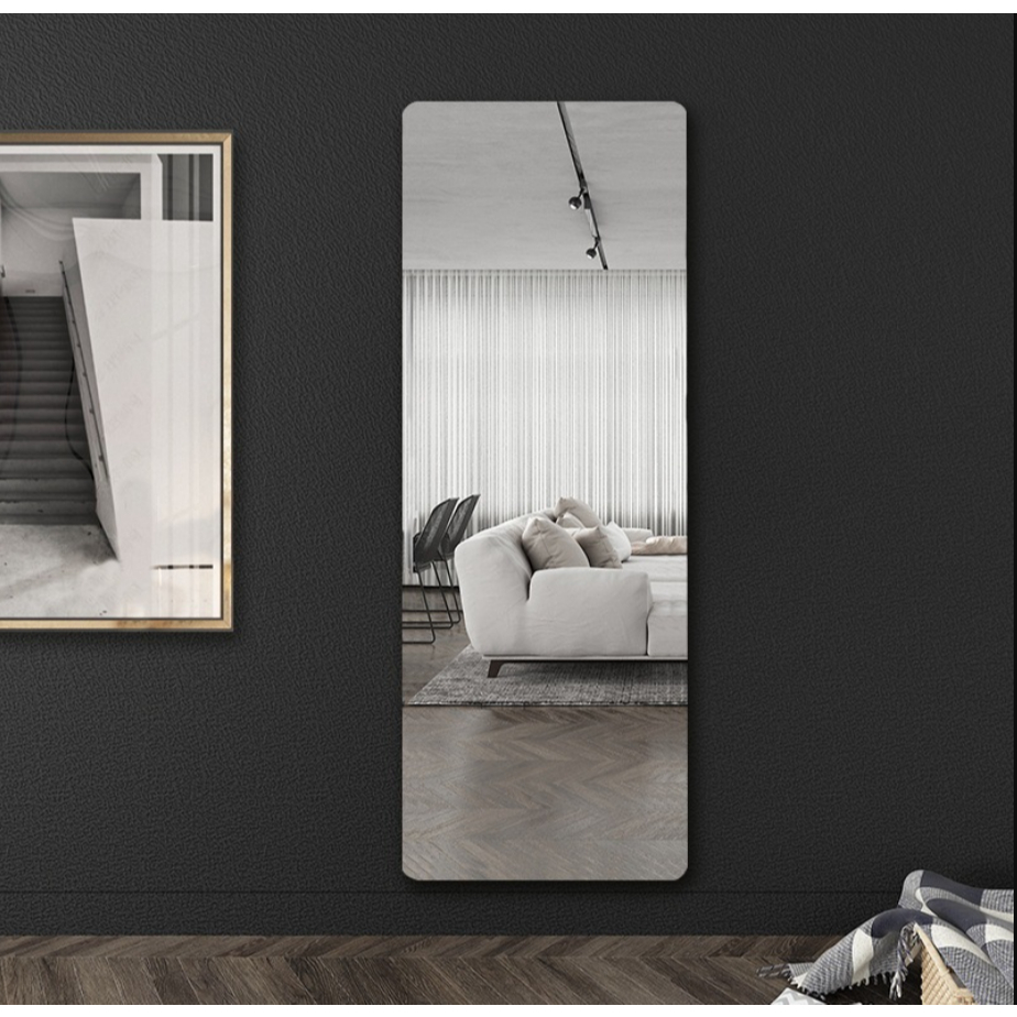 Gương Soi Toàn Thân Dán Tường Chống Vỡ Gương Kính Nguyên Khối Dán Tủ Cửa Tủ Nhà Tắm 30x100cm