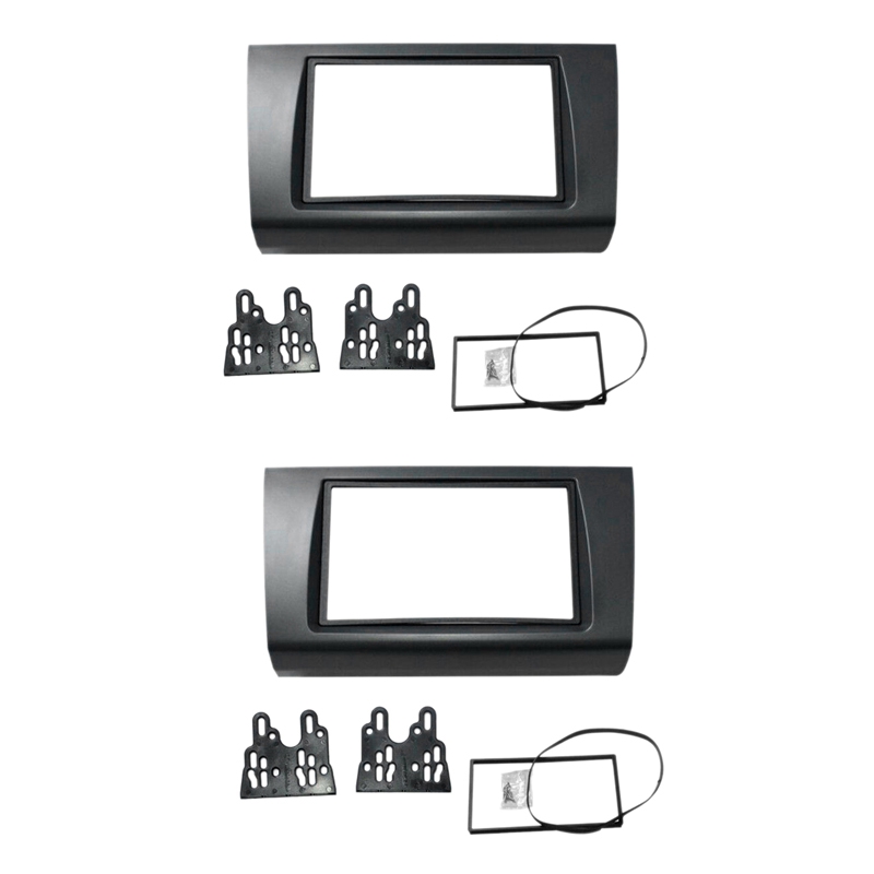2X for Swift 2005-2010 2 Din Audio Panel DVD Navigation Panel Frame Car Fascias Stereo Radio Panel