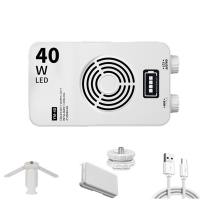 MAOMEI STUDIO 2800-9000K Đèn camera LED RGB Pin 4400mAh 40W Đèn chụp ảnh bỏ túi Nhẹ Công suất cao Đèn video LED mini Ánh sáng trên máy ảnh