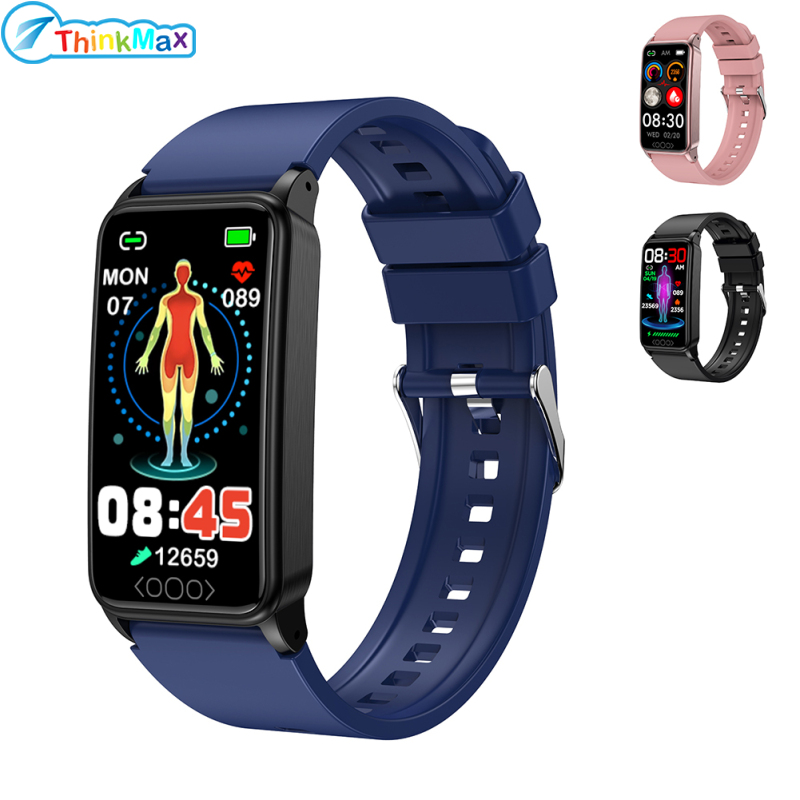 TK71pro Smart Watches For Men Women 1.47" Screen Fitness Tracker Heart Rate Blood Glucose Sleep Monitor IP68 Waterproof Smartwatch ราคา 515 บาท*ส่งฟรี