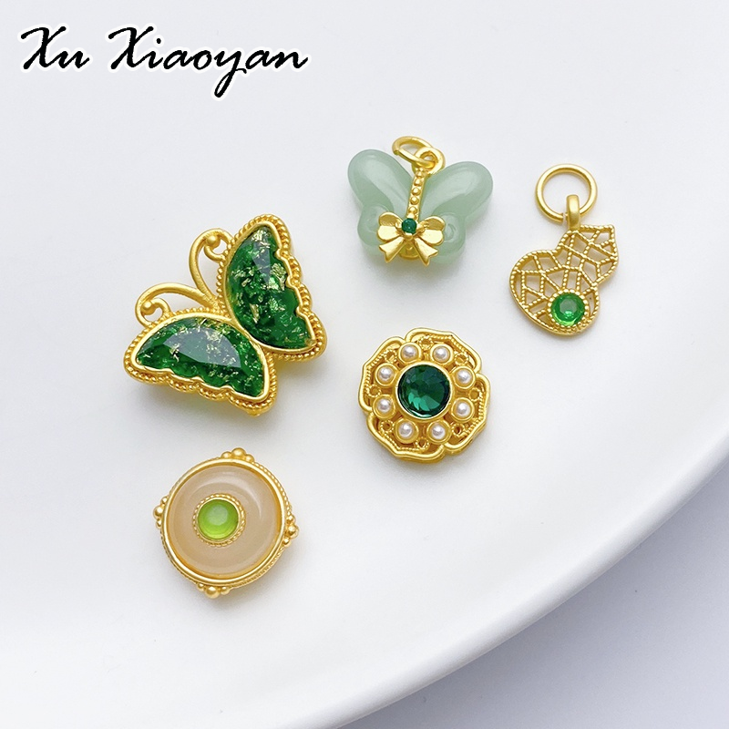 XUXIAOYAN สายสะพายพื้นผิวสีเหลืองใบกลวงผีเสื้อรูปร่างคู่มือสี ราคา 23 บาท*ส่งฟรี