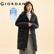 Giordano Women's Mid Long Duck Down Jacket