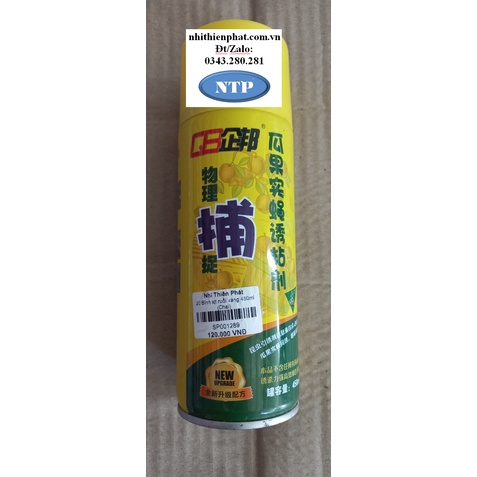 Keo xịt bẫy ruồi vàng 450ml loại tốt nhất